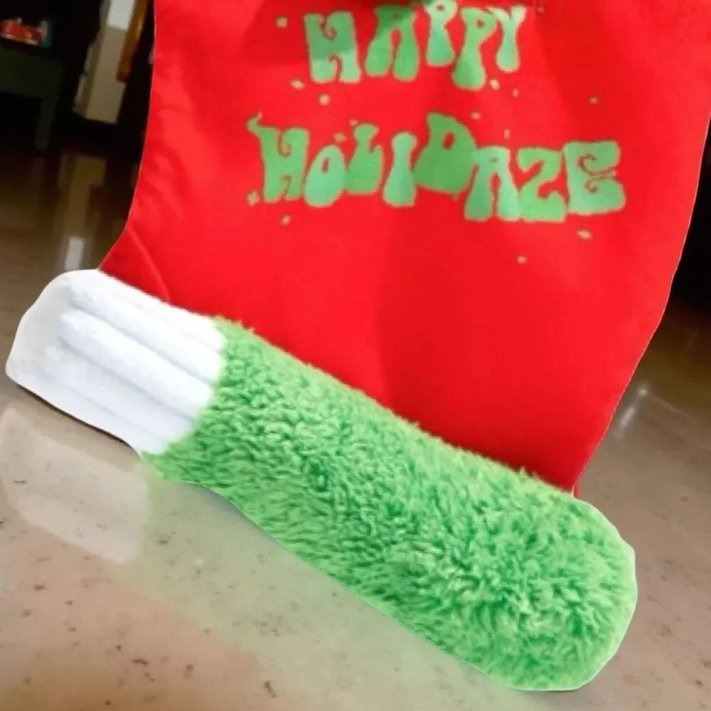 NWT Bark Box “Happy Holidaze” Puffermint Spliff Plush Thrasher Toy Size Small
